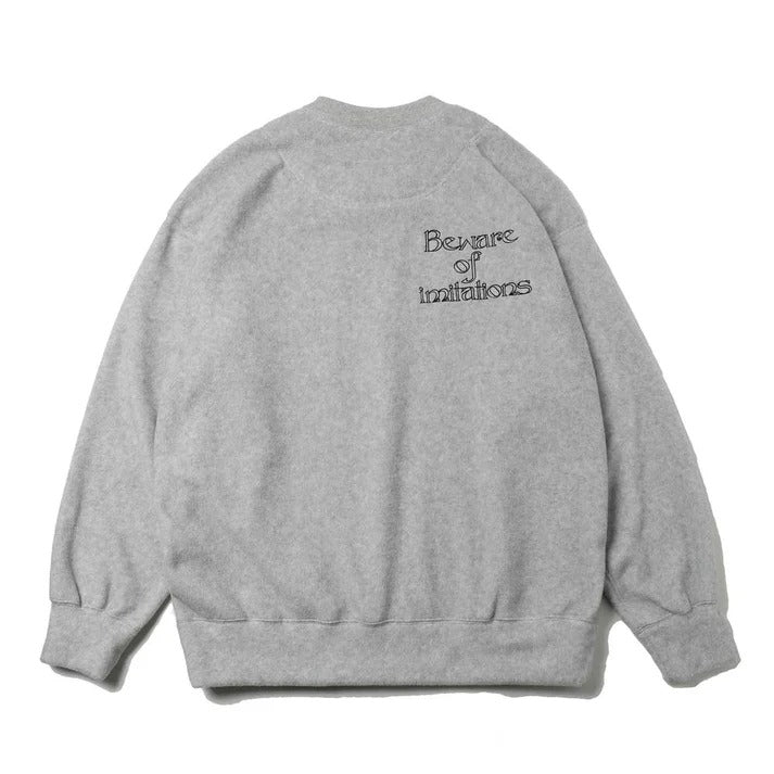 O - / FLEECE SWEATSHIRT(IMITATION)