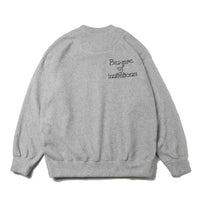 O - / FLEECE SWEATSHIRT(IMITATION)