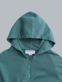New Manual 26AW VINTAGE WASHED HALF ZIP HOODIE