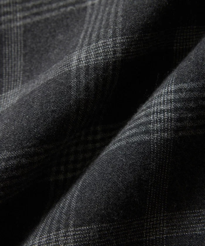 Ernie Palo 26AW Flannel Open Collar Shirt