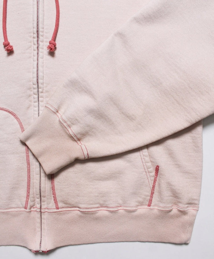 BOWWOW 26AW Overfaded Zip Hoodie