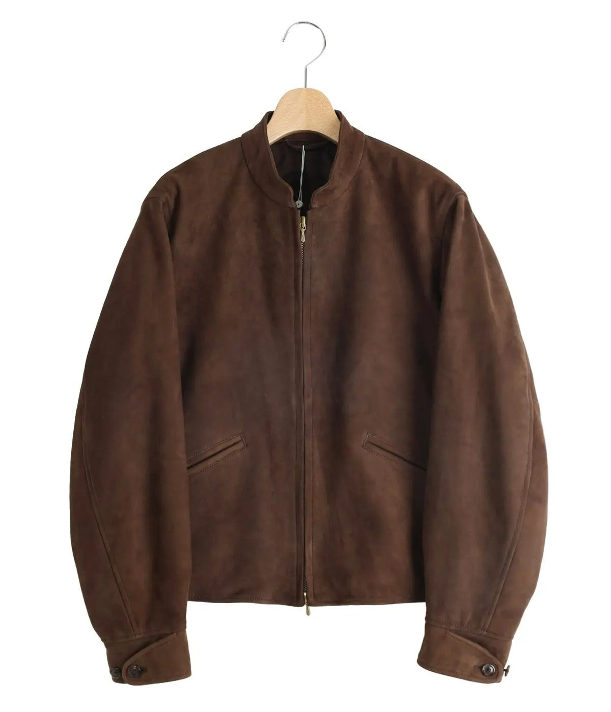 blurhms 26AW Sheep Suede Racer Jacket