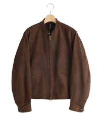 blurhms 26AW Sheep Suede Racer Jacket