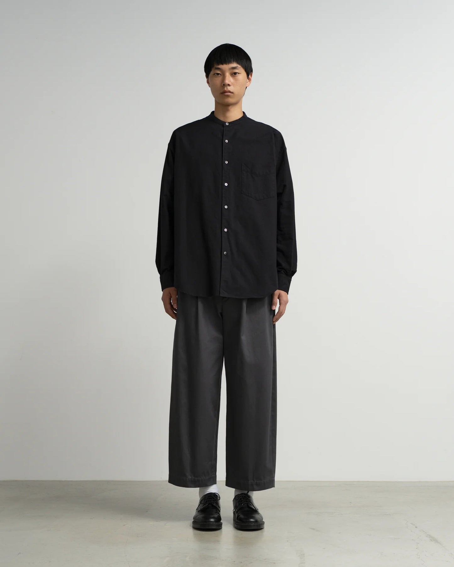 Graphpaper / Oxford L/S Band Collar Box Shirt