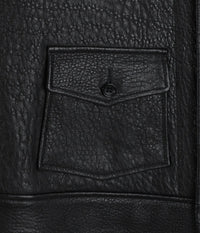 HERILL 26AW Shrink lamb Cossack jacket
