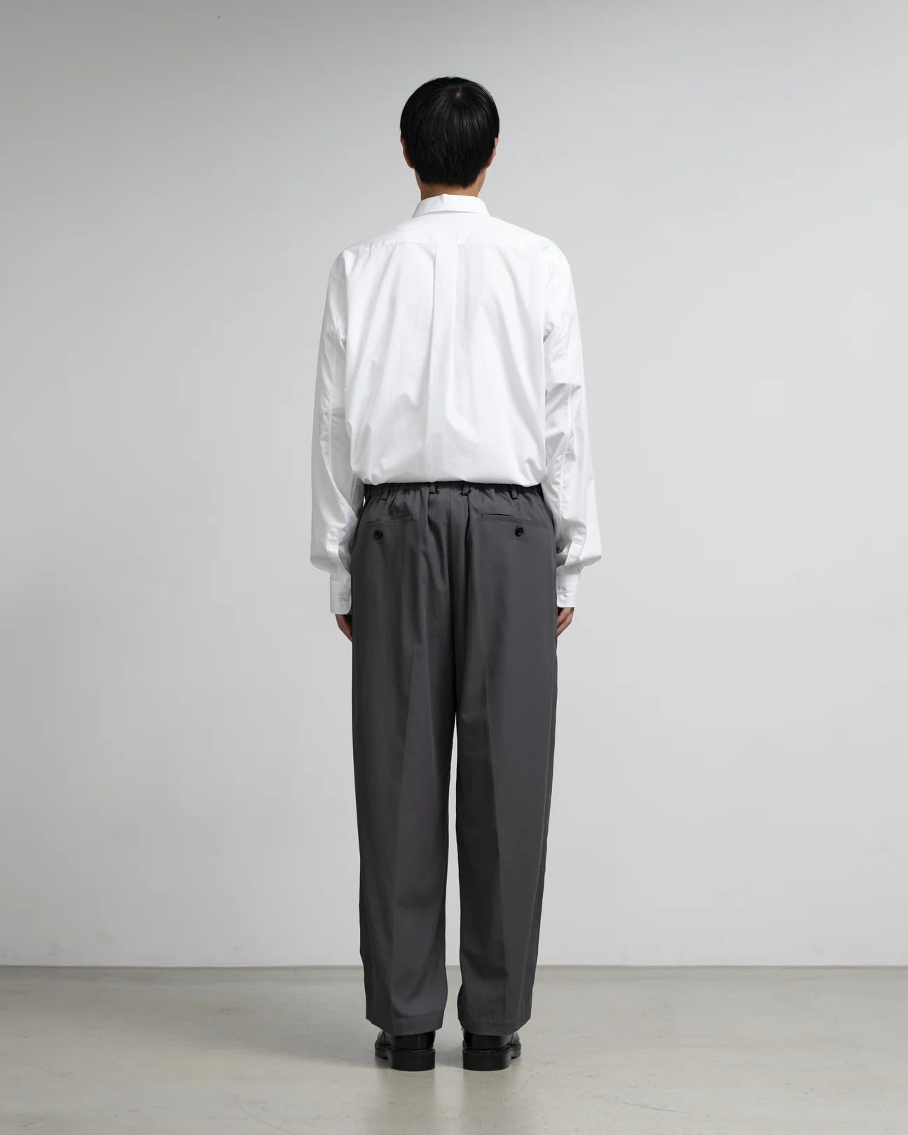 Graphpaper / Wooly Cotton Twill Wide Tapered Slacks