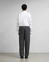 Graphpaper / Wooly Cotton Twill Wide Tapered Slacks