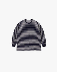 Graphpaper / Tri Spun Border Long Sleeve Tee