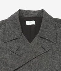 Herill 26AW BLACK CHAMBRAY CLASSIC COAT