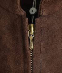 blurhms 26AW Sheep Suede Racer Jacket