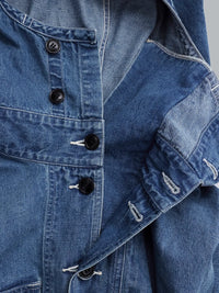 New Manual 26AW U.S. NAVY SALVAGE PARKA DENIM