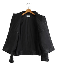 HERILL 26AW Shrink lamb Cossack jacket