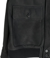The CLASIK 26AW FLIGHT JACKET -GOAT NUBUCK-