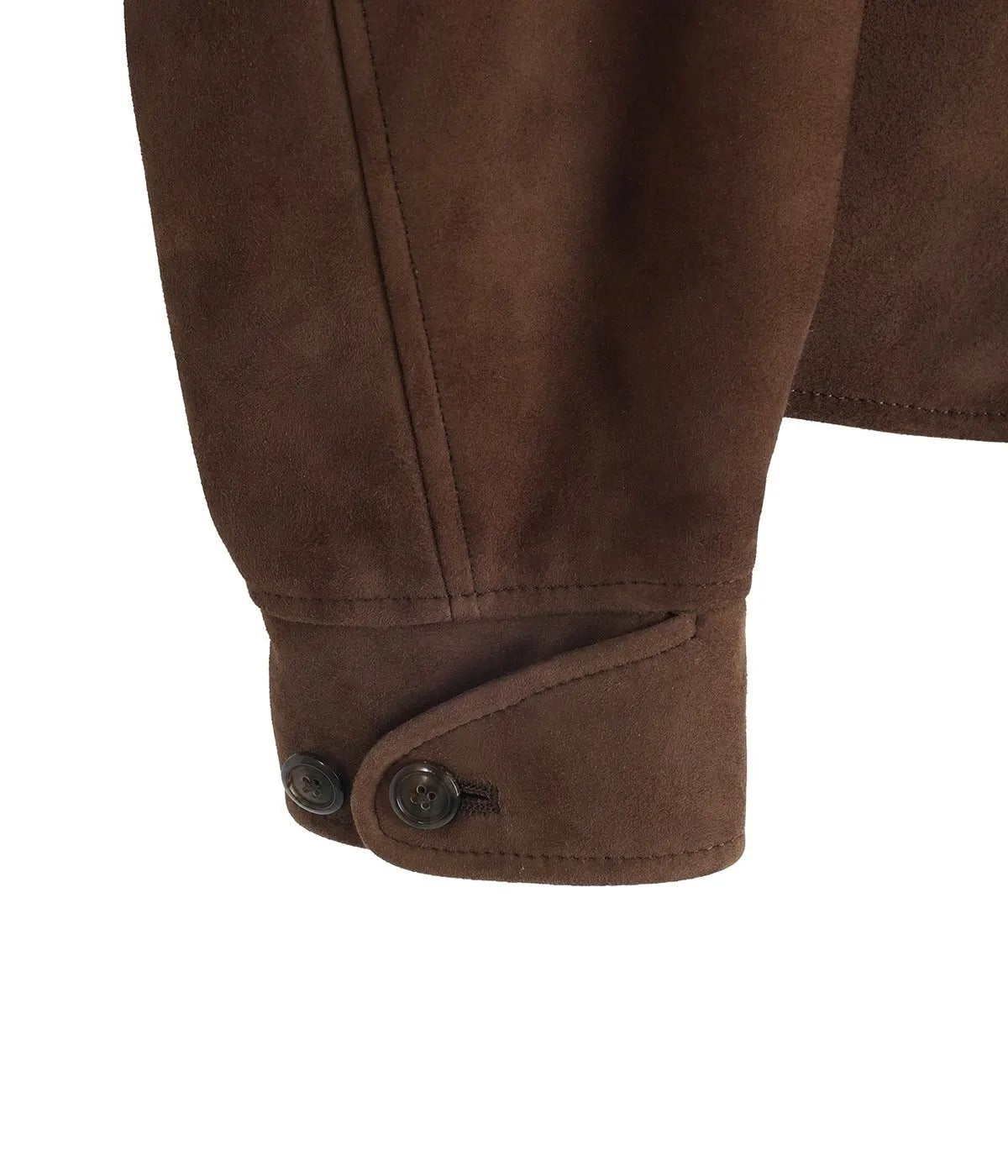 blurhms 26AW Sheep Suede Racer Jacket