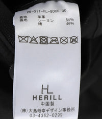 HERILL 26AW Lamb leather Car jacket