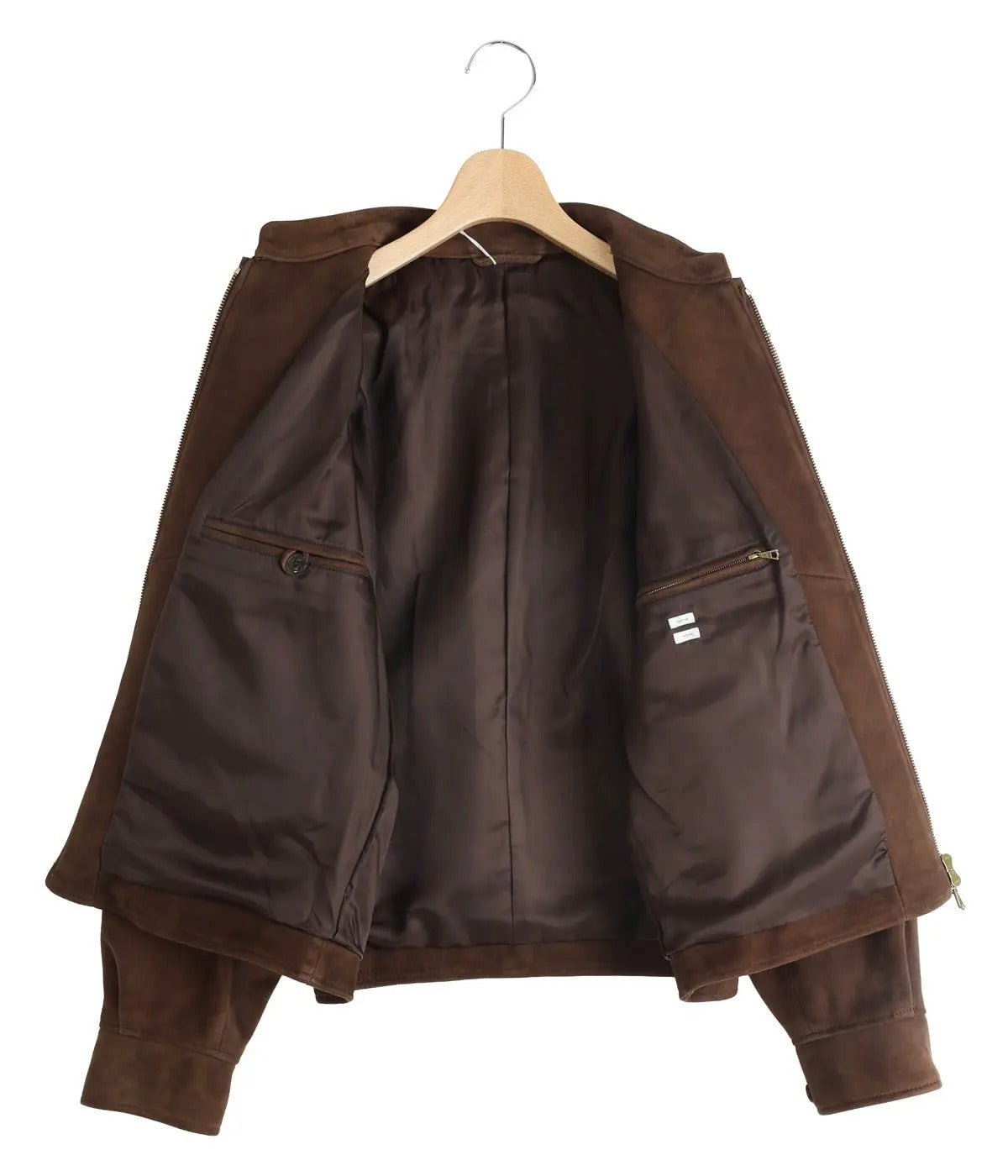 blurhms 26AW Sheep Suede Racer Jacket