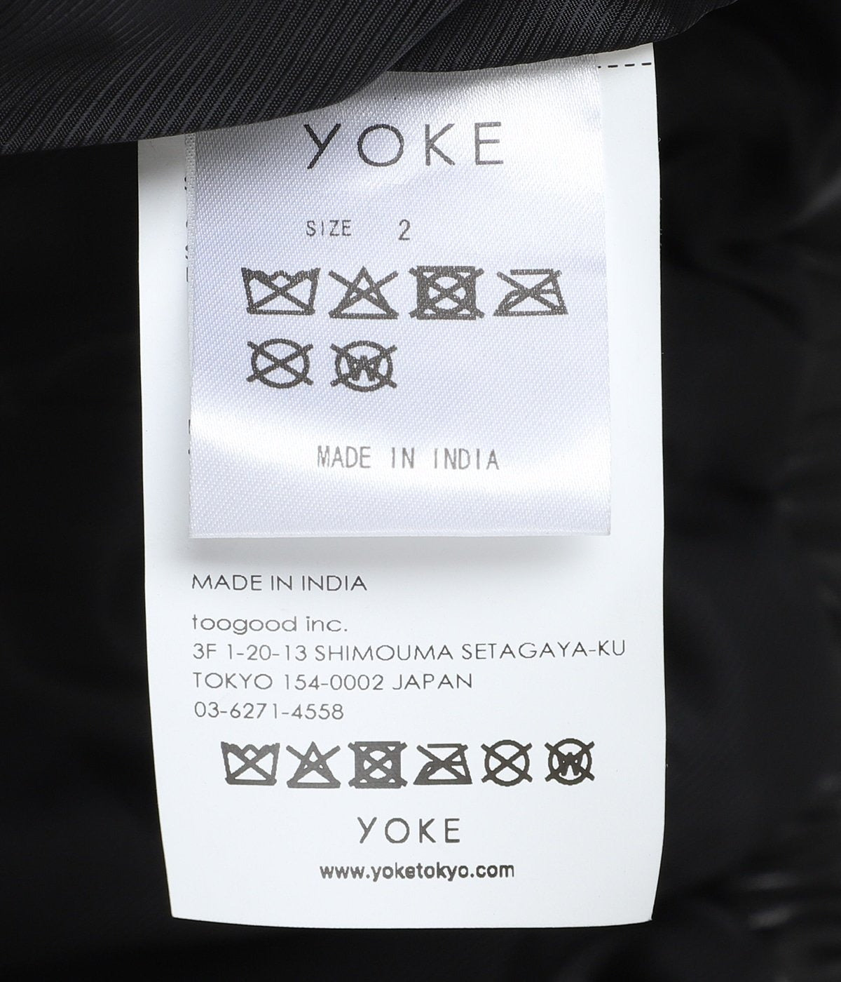 YOKE 26AW Calf Leather Sports Jacket