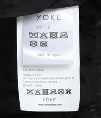 YOKE 26AW Calf Leather Sports Jacket