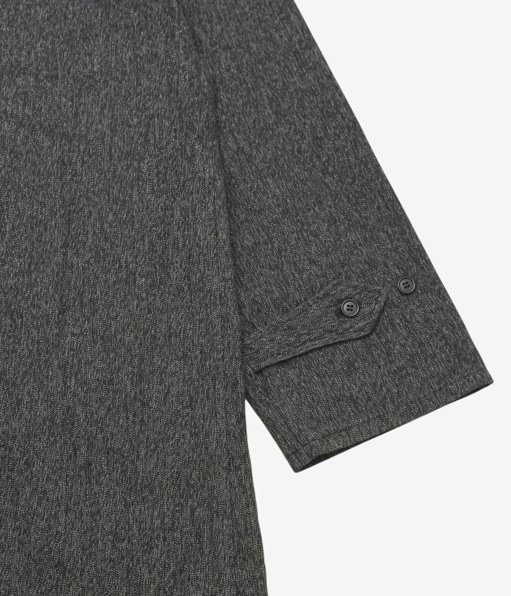 Herill 26AW BLACK CHAMBRAY CLASSIC COAT