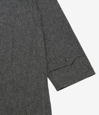 Herill 26AW BLACK CHAMBRAY CLASSIC COAT