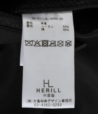 HERILL 26AW Shrink lamb Cossack jacket