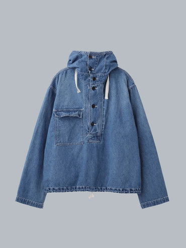 New Manual 26AW U.S. NAVY SALVAGE PARKA DENIM