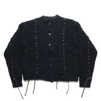 UNUSED 26AW US2576 Cable Knit Cardigan