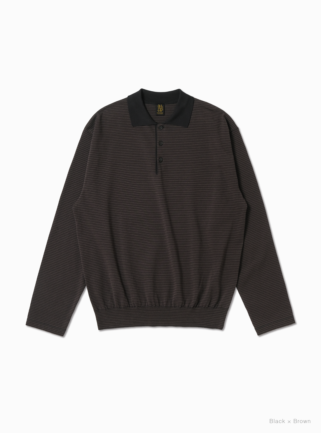 BATONER 26AW  BLOWSING POLO LONG SLEEVE T-SHIRT