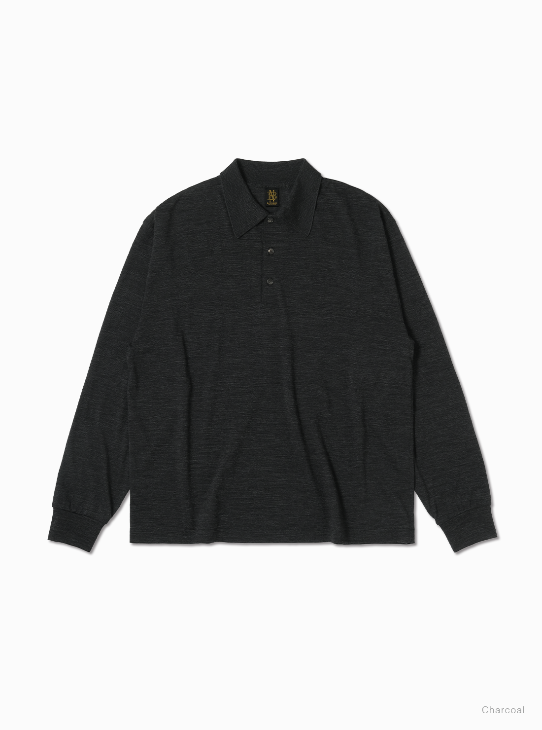 BATONER 26AW  WOOL POLO LONG SLEEVE T-SHIRT