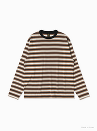 BATONER 26AW  GRADATION CREW NECK LONG SLEEVE T-SHIRT