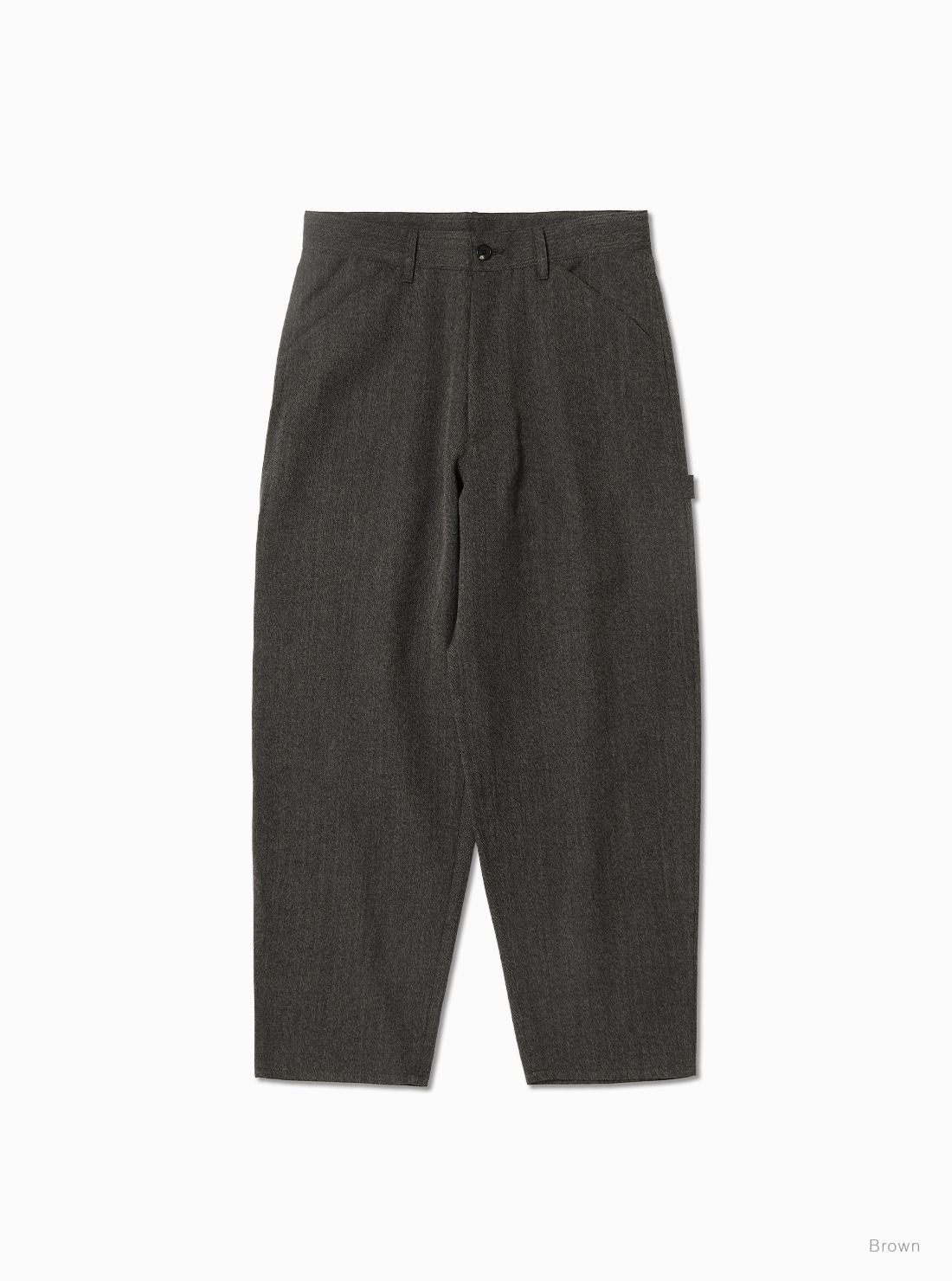 BATONER 26AW TWEED WOOL PAINTER PANTS