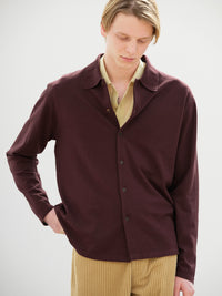 AURALEE 26AW HIGH TWIST WOOL KNIT SHIRT CARDIGAN