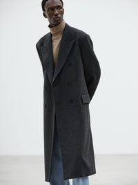 AURALEE 26AW CASHMERE MOLESKIN DOUBLE-BREASTED COAT