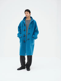 AURALEE 26AW WOOL HERRINGBONE DUFFLE COAT