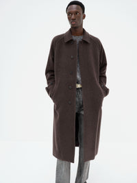 AURALEE 26AW SUPER FINE WOOL MOSSER SOUTIEN COLLAR COAT