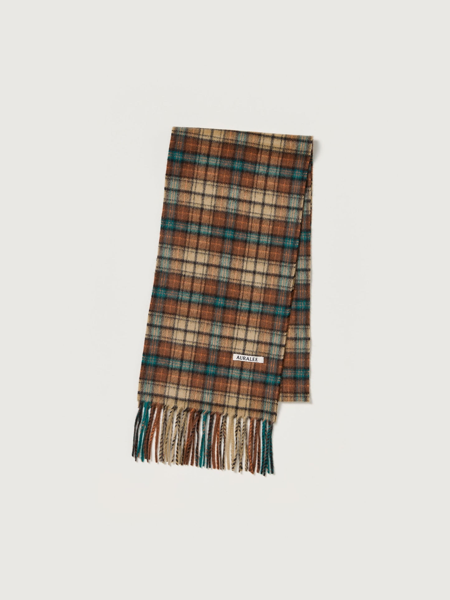 AURALEE 26AW CASHMERE CHECK LONG STOLE