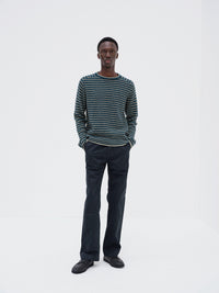 AURALEE 26AW SHETLAND WOOL CASHMERE RIB KNIT P/O
