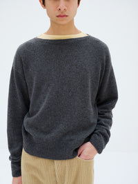 AURALEE 26AW LIGHT CASHMERE KNIT BOAT NECK P/O