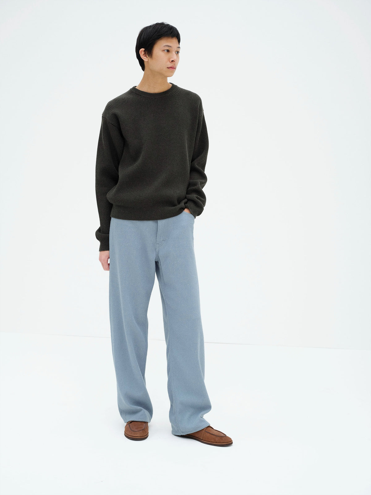 AURALEE 26AW SUPER FINE WOOL RIB KNIT P/O