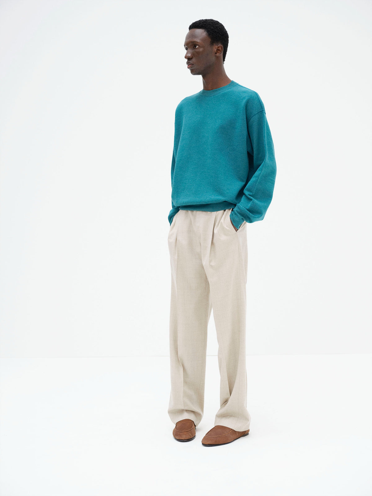 AURALEE 26AW HIGH-TWIST COMPACT SWEAT P/O