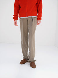 AURALEE 26AW CASHMERE MOLESKIN TWO-TUCK SLACKS