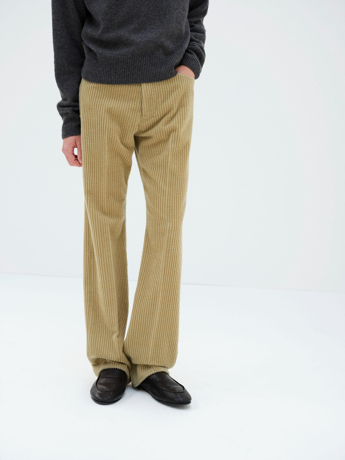 AURALEE 26AW WOOL CASHMERE CORDUROY 5P PANTS