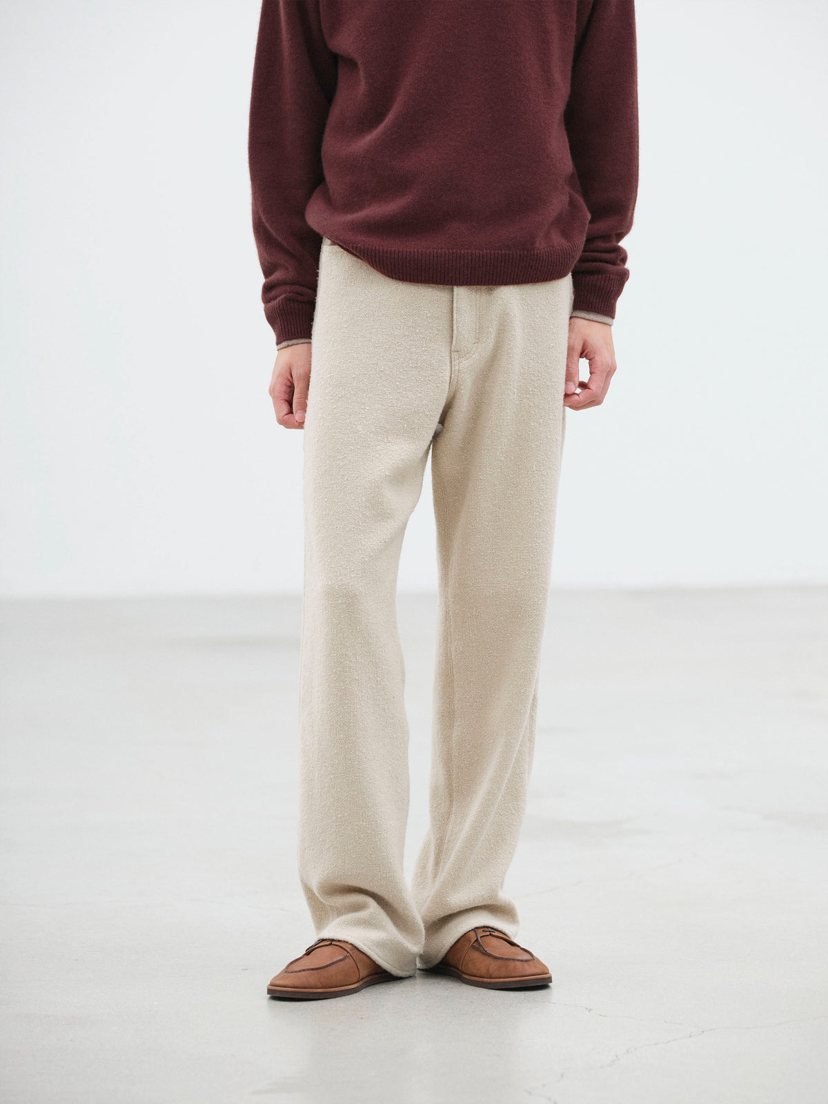 AURALEE 26AW HOMESPUN TWEED PAINTER PANTS
