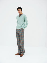 AURALEE 26AW HIGH GAUGE SOFT CASHMERE KNIT V-NECK P/O