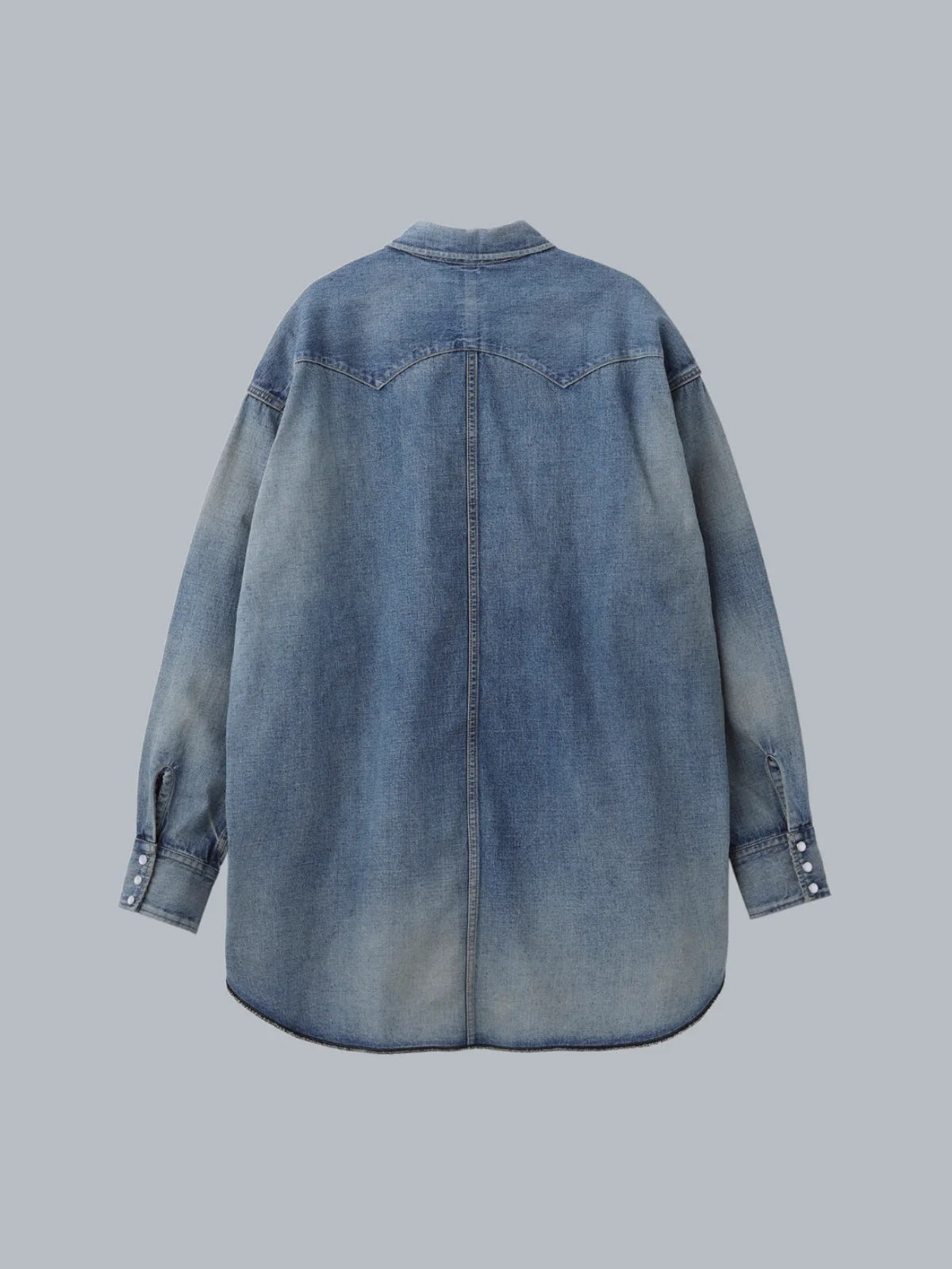 New Manual 26AW LV DENIM BIG WESTERN SHIRTS