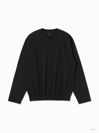 BATONER 26AW  BLOWSING CREW NECK LONG SLEEVE T-SHIRT