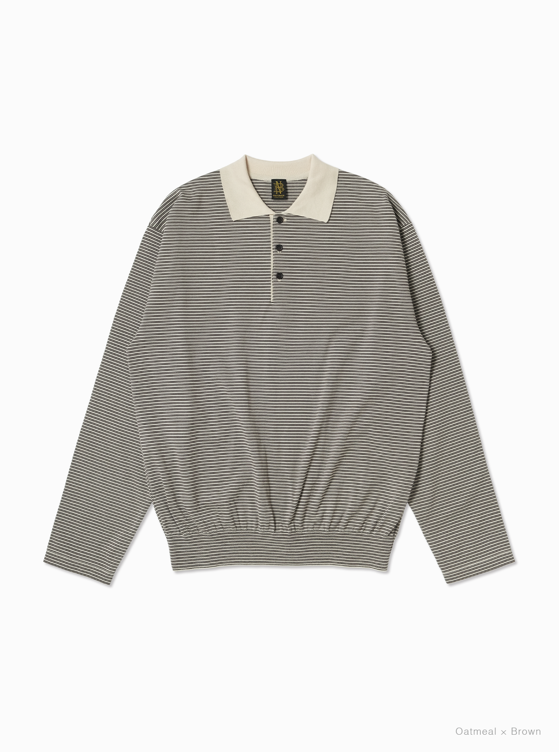 BATONER 26AW  BLOWSING POLO LONG SLEEVE T-SHIRT
