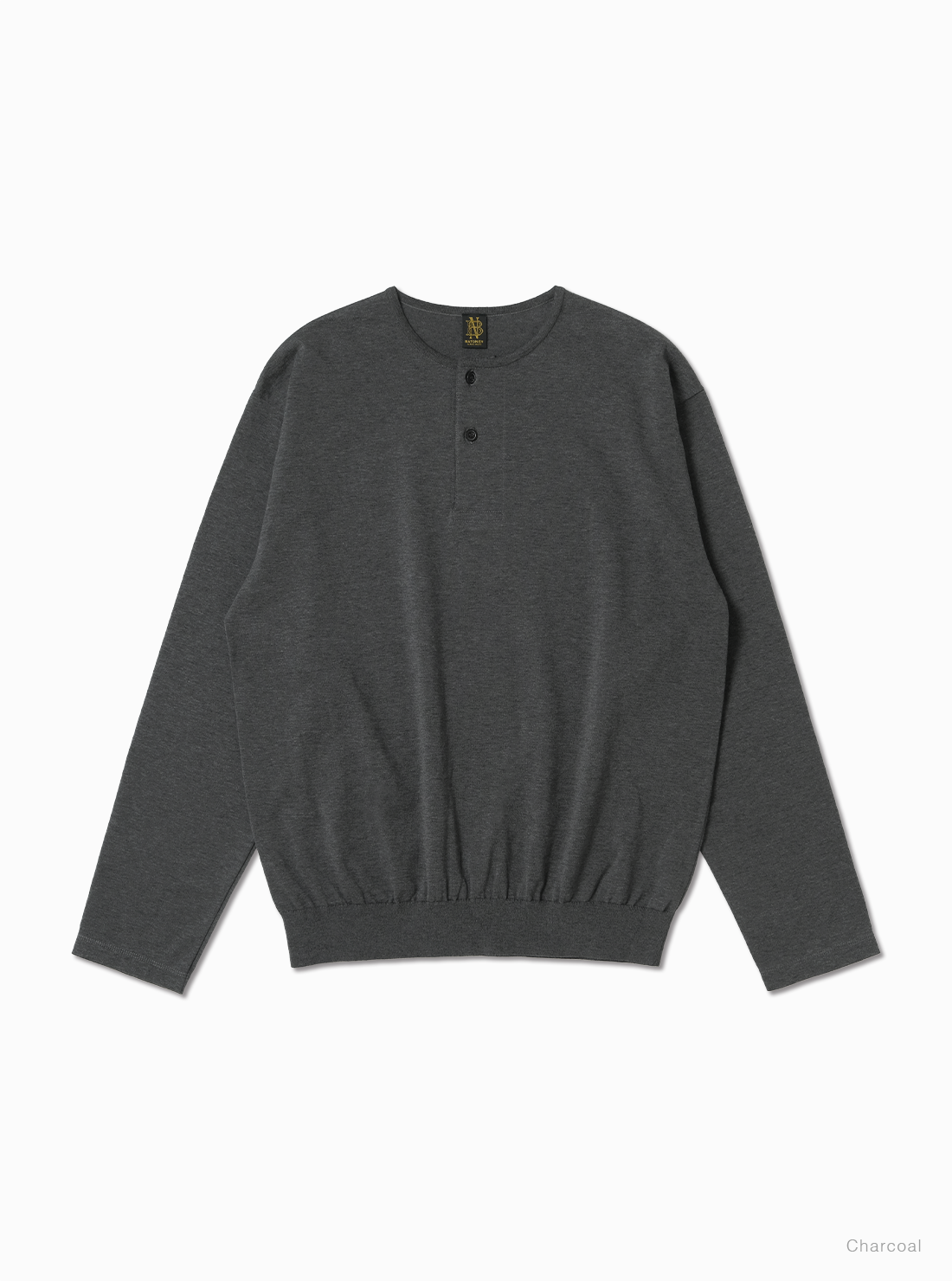 BATONER 26AW BLOWSING HENRY NECK LONG SLEEVE T-SHIRT