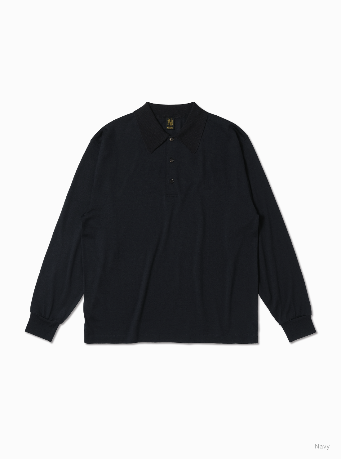 BATONER 26AW  WOOL POLO LONG SLEEVE T-SHIRT