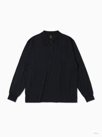 BATONER 26AW  WOOL POLO LONG SLEEVE T-SHIRT